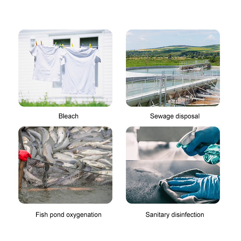 Bahan Baku Deterjen Bubuk 70% Natrium Perkarbonat Campuran 30% Natrium Sulfat CAS 15630-89-4 untuk Laundry