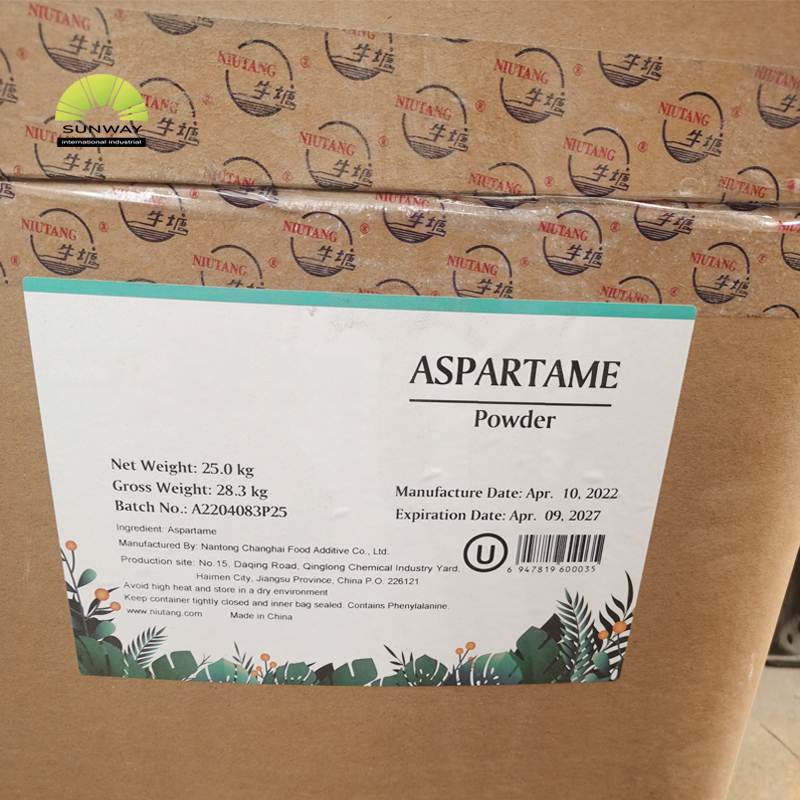 Pemanis Halal Kelas Pangan E951 Bubuk Aspartam untuk Kue, Manisan, dan Minuman