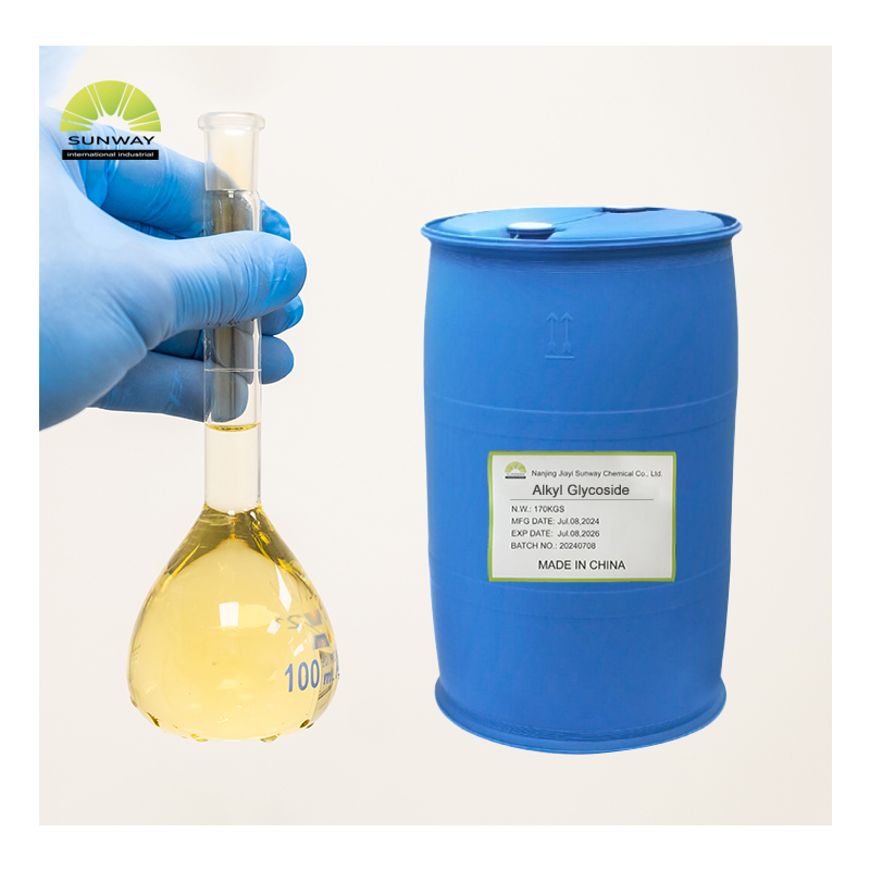 SUNWA Menyediakan Harga Terbaik Poliglukosida Alkil Cair Kuning APG Harga APG-0810 APG-1214 APG-0814 