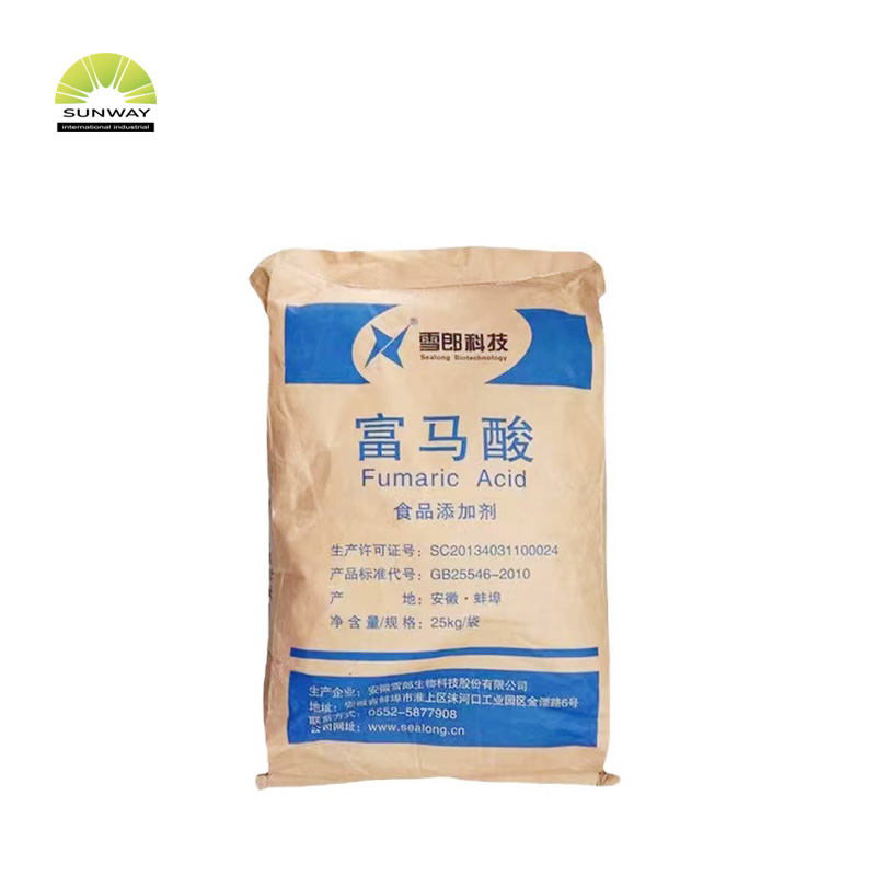 Bubuk Kristal Putih 98,5% CAS 110-17-8 Asam Fumarat 