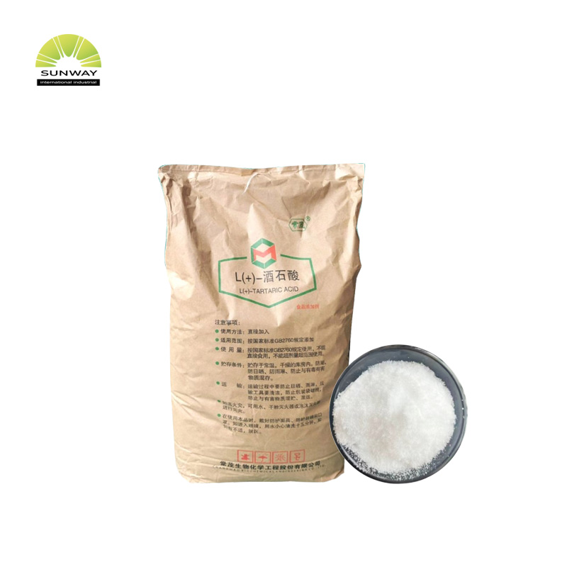 Harga Terbaik Asam Tartarat Food Grade CAS 87-69-4 L(+) -Asam Tartarat