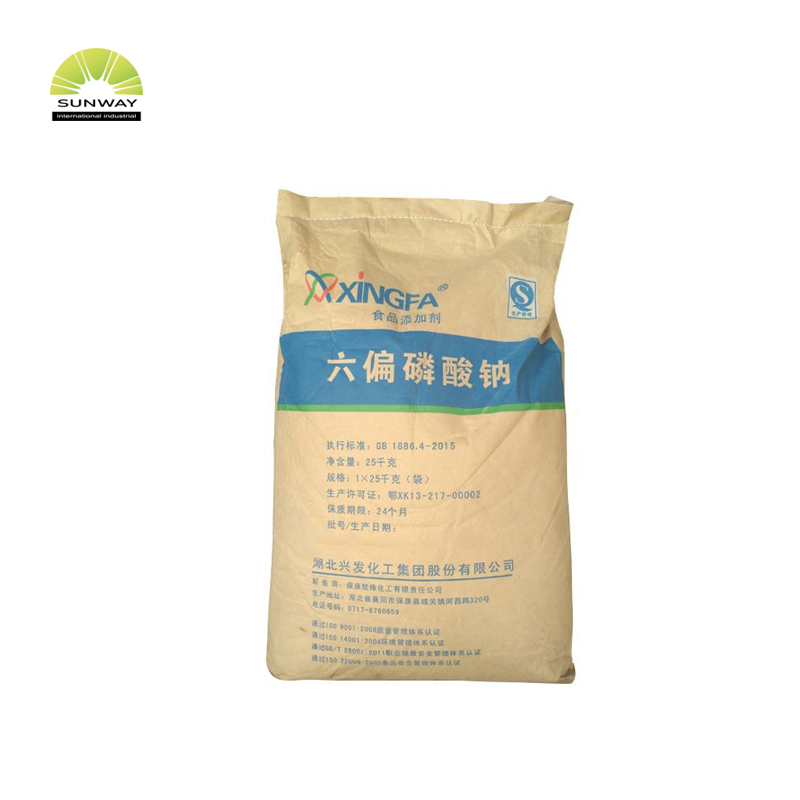 Aditif Makanan Natrium Heksametafosfat SHMP yang Digunakan dalam Makanan dan Minuman