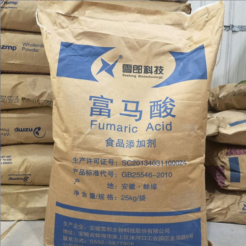 Bubuk Kristal Putih 98,5% CAS 110-17-8 Asam Fumarat 