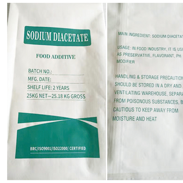 Aditif makanan bubuk Sodium Diacetate food grade pengawet cas 126-96-5