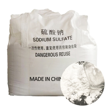 Kristal Natrium sulfat Anhidrat Na2SO4 bubuk kristal tidak berwarna dalam kemurnian massal 99% dibeli dari produsen