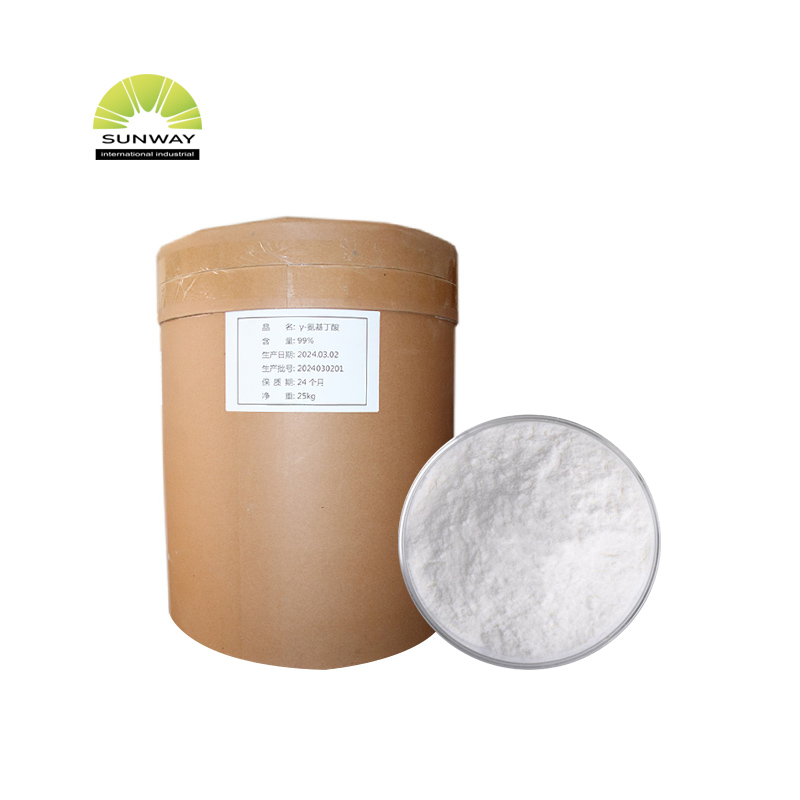 Bubuk Asam Gamma Aminobutyric GABA Bubuk Putih Food Grade