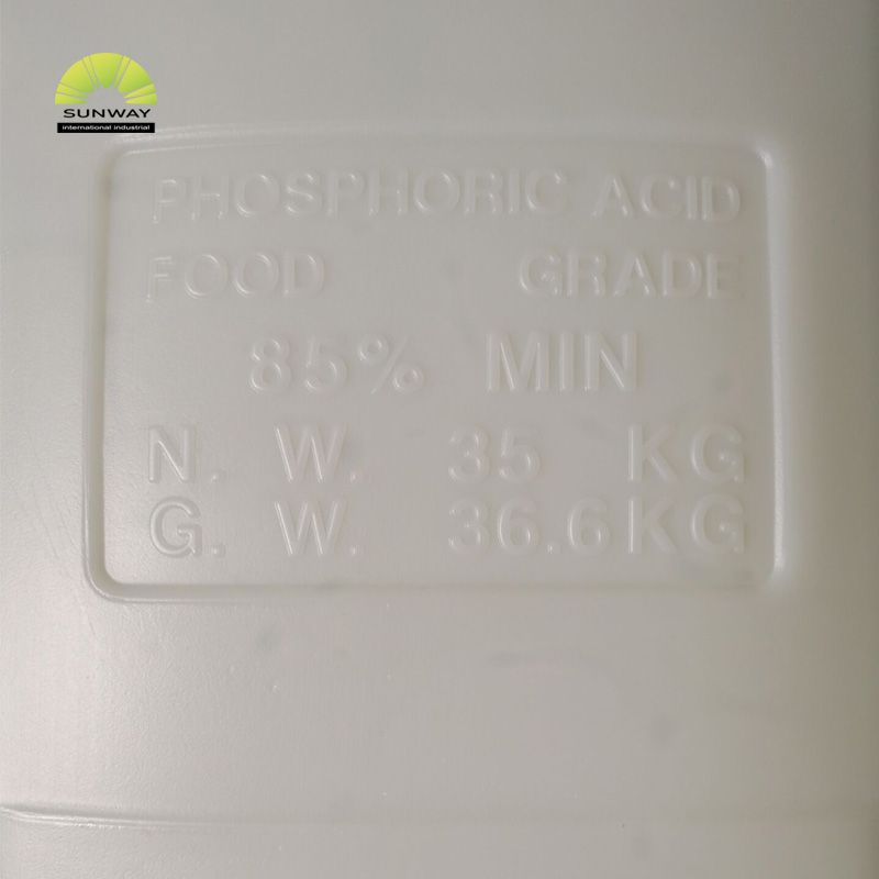 Asam Fosfat Cair Food Grade 85% Pasokan Pabrik Berkualitas Tinggi