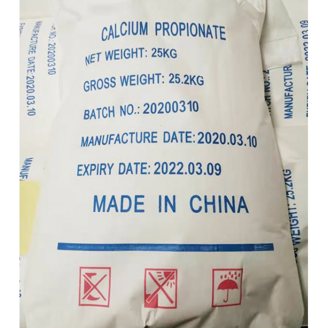 massal Food grade kalsium propionat e282 bubuk putih butiran putih untuk roti CAS 4075-81-4 tas 25kg