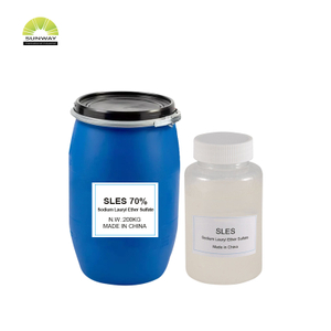 Pabrik Produsen Cina Bahan Baku Deterjen SLES 70% Texapon N70 Sodium Lauryl Ether Sulfate AES Harga untuk Surfaktan Sampo CAS 68585-34-2
