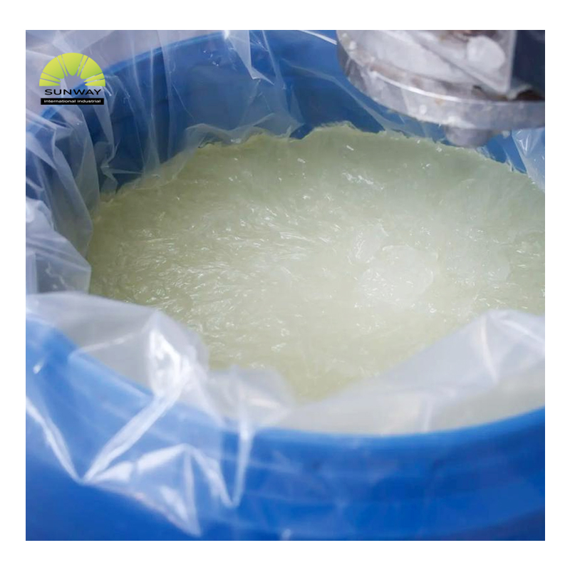 Pabrik Produsen Cina Bahan Baku Deterjen SLES 70% Texapon N70 Sodium Lauryl Ether Sulfate AES Harga untuk Surfaktan Sampo CAS 68585-34-2