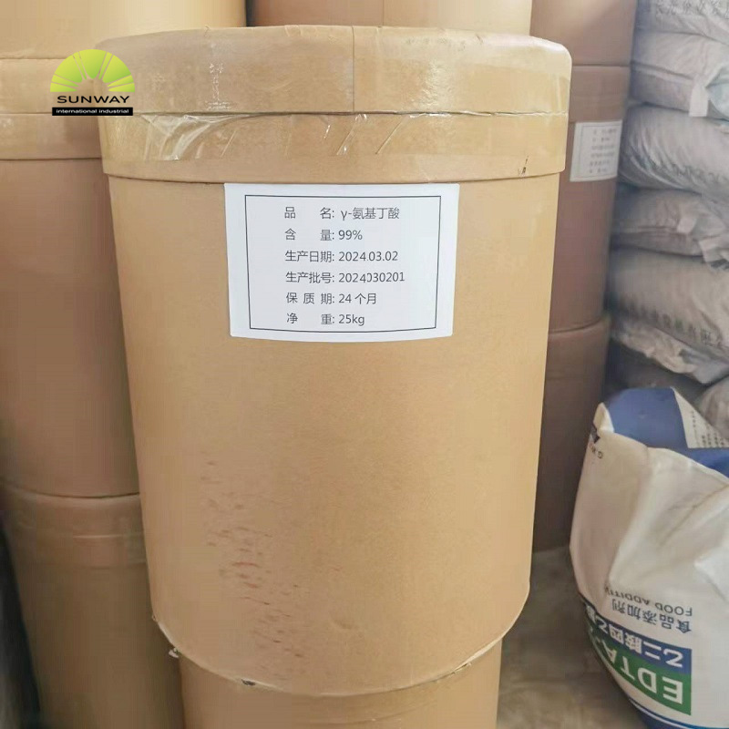99% GABA Asam Gamma Amino Butirat Asam 4-Aminobutirat CAS 56-12-2 GABA
