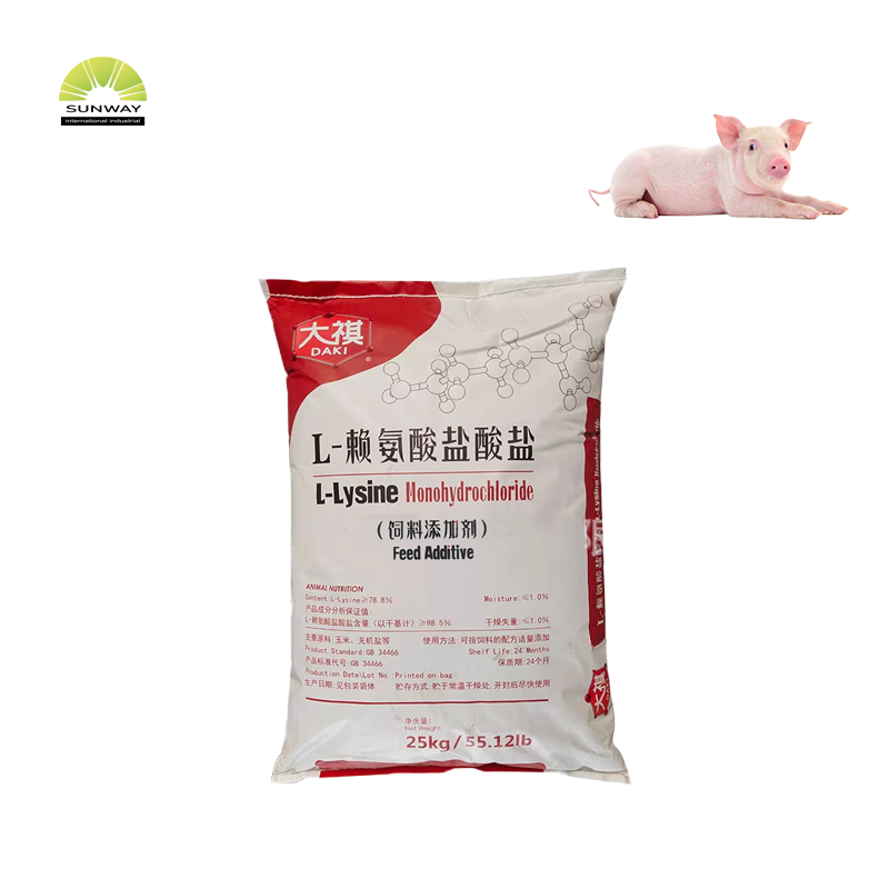 Asam Amino Kelas Pakan L-lisin Hidroklorida L Lisin HCL 98%