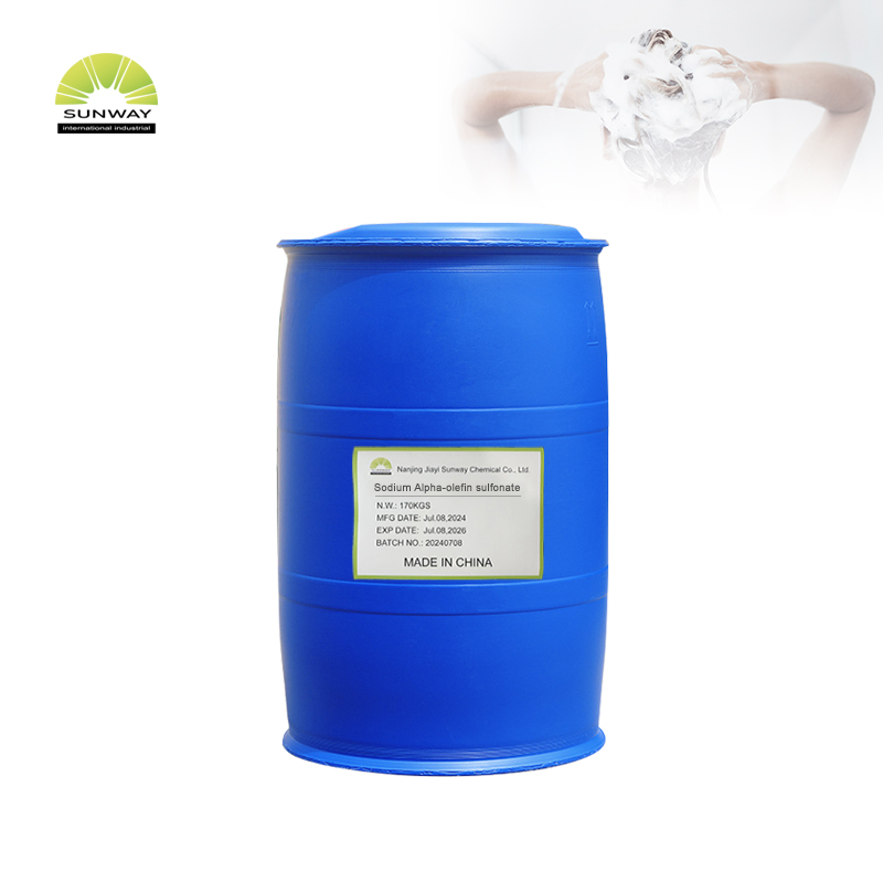 CAS 68439-57-6 35% Cair 92% Bubuk Aos Sodium Alpha Olefin Sulfonat