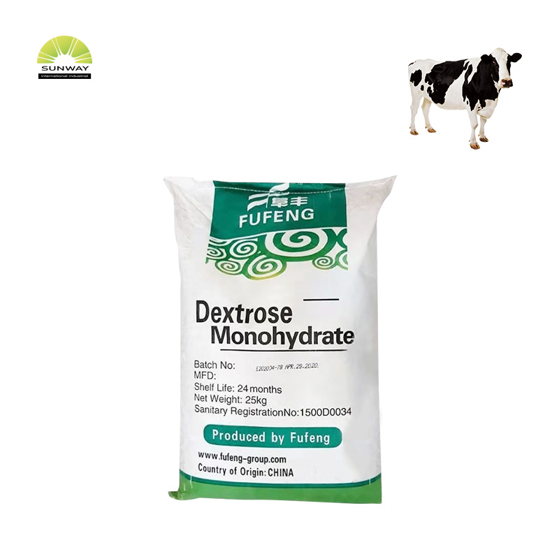Bubuk Putih Monohidrat Glukosa/Dekstrosa C6H12O6 Kelas Pakan Terlaris